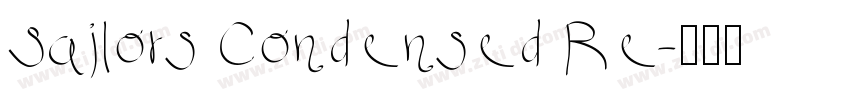 Sailors Condensed Re字体转换